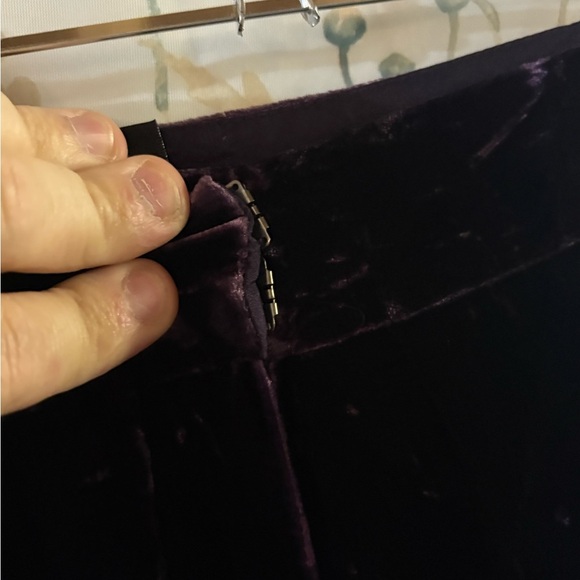 Vintage Velvet Purple Pants - Picture 4 of 9